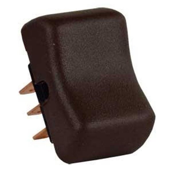 Jr Products JR PRODUCTS 13015 Dc Power Dpdt On-Off-On Switch - Brown J45-13015